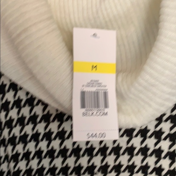 New Kim Rogers houndstooth sweater medium - Picture 2 of 6